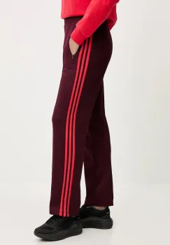 adidas Originals pantaloni de trening GRFX Trackpants culoarea bordo, cu imprimeu, JW6058 imagine