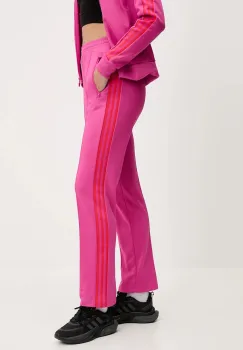 adidas Originals pantaloni de trening GRFX Trackpants culoarea roz, cu imprimeu, JW6060 imagine