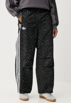 adidas Originals pantaloni de trening Leo culoarea gri, cu imprimeu, JV7564 imagine