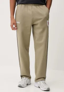adidas Originals pantaloni de trening Mesh Stripe culoarea verde, cu imprimeu, JX3087 imagine