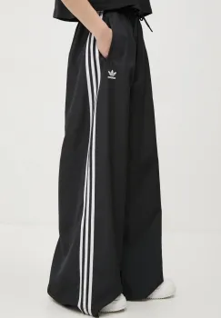 adidas Originals pantaloni de trening OVERSIZED TP culoarea negru, cu imprimeu, JD3390 imagine