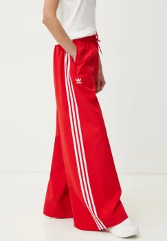 adidas Originals pantaloni de trening OVERSIZED TP culoarea rosu, cu imprimeu, JD3388 imagine