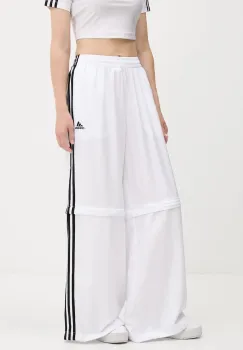 adidas Originals pantaloni de trening Oversized Trackpants culoarea alb, cu imprimeu, KE7571 imagine