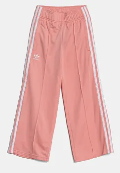 adidas Originals pantaloni de trening pentru copii culoarea portocaliu, cu imprimeu, JD1664 imagine
