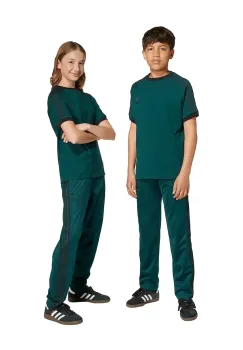 adidas Originals pantaloni de trening pentru copii culoarea verde, uni, JV8593 imagine