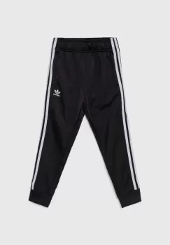 adidas Originals pantaloni de trening pentru copii SST TRACK PANTS culoarea negru, cu imprimeu, IX7630 imagine