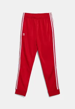adidas Originals pantaloni de trening pentru copii SST TRACK PANTS culoarea rosu, cu imprimeu, IX7631 imagine