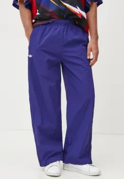 adidas Originals pantaloni de trening SST TRACKPANT barbati, culoarea violet, uni, JX1693 imagine