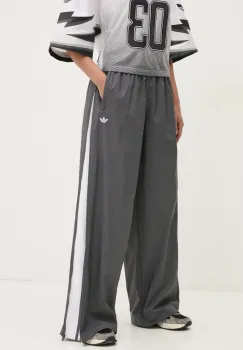 adidas Originals pantaloni de trening WOVEN TP femei, culoarea gri, uni, JY8880 imagine