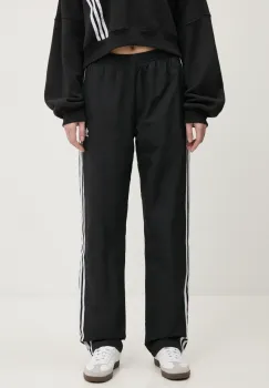 adidas Originals pantaloni de trening Woven Track Pant culoarea negru, cu imprimeu, JD5335 imagine