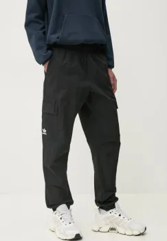 adidas Originals pantaloni Essential barbati, culoarea negru, neted, JD2453 imagine