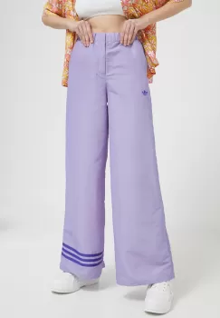 adidas Originals pantaloni femei, culoarea violet, cu imprimeu imagine