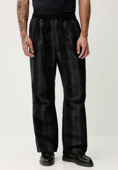 adidas Originals pantaloni Firebird pantaloni chino negri pentru barbati KG4637 imagine