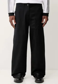 adidas Originals pantaloni JY2770 negru drept pentru barbati imagine
