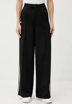 adidas Originals pantaloni Manager Pants culoarea negru, drept, high waist, KD2963 imagine