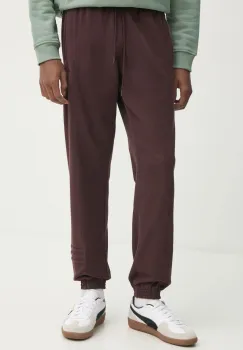 adidas Originals pantaloni PRE - LOVED PNT barbati, culoarea maro, neted, JC8355 imagine