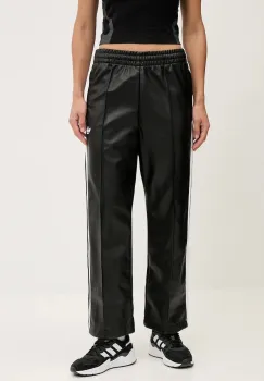 adidas Originals pantaloni Pride x Jeremy Scott culoarea negru, lat, high waist, JY2015 imagine