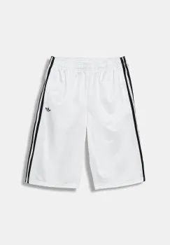 adidas Originals pantaloni scurti copii culoarea alb, cu imprimeu, talie reglabila, HZ3586 imagine