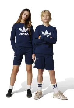adidas Originals pantaloni scurti copii culoarea bleumarin, cu imprimeu, talie reglabila, JD1646 imagine