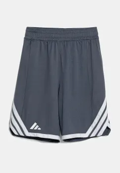 adidas Originals pantaloni scurti copii culoarea gri, cu imprimeu, talie reglabila, JM5128 imagine