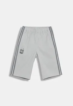 adidas Originals pantaloni scurti copii culoarea gri, cu imprimeu, talie reglabila, JW7733 imagine