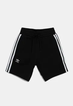 adidas Originals pantaloni scurti copii culoarea negru, cu imprimeu, talie reglabila, IY7481 imagine