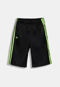adidas Originals pantaloni scurti copii culoarea negru, cu imprimeu, talie reglabila, JV7791 imagine