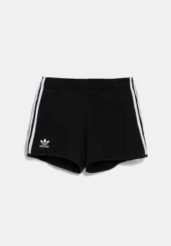 adidas Originals pantaloni scurti copii culoarea negru, cu imprimeu, talie reglabila, JW1105 imagine