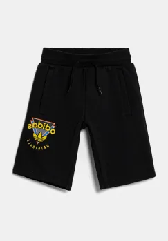 adidas Originals pantaloni scurti copii culoarea negru, talie reglabila, JC5866 imagine