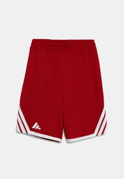 adidas Originals pantaloni scurti copii culoarea rosu, cu imprimeu, talie reglabila, JM5132 imagine