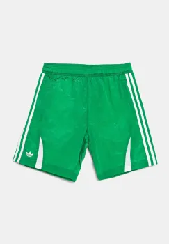 adidas Originals pantaloni scurti copii culoarea verde, cu imprimeu, talie reglabila, JC9120 imagine