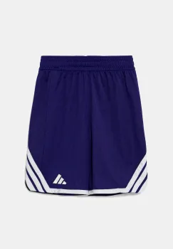 adidas Originals pantaloni scurti copii culoarea violet, cu imprimeu, talie reglabila, KC6975 imagine