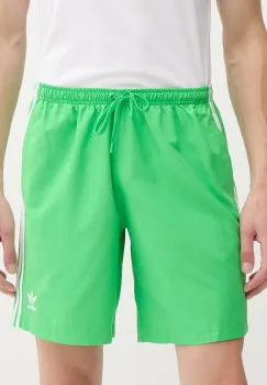 adidas Originals pantaloni scurti de baie Adicolor culoarea verde, JX2689 imagine