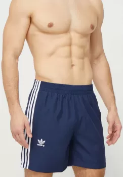 adidas Originals pantaloni scurti de baie culoarea albastru marin imagine