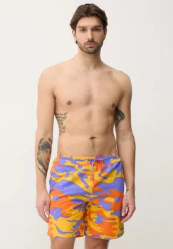 adidas Originals pantaloni scurti de baie STR SWIMSH 8IN culoarea violet, JD4262 imagine