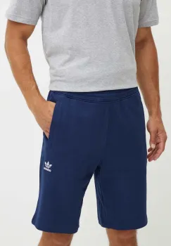 adidas Originals pantaloni scurti din bumbac culoarea albastru marin, IY8521 imagine