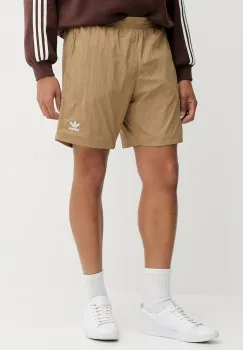 adidas Originals pantaloni scurti Essentials culoarea bej, JX3906 imagine