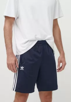 adidas Originals pantaloni scurti Firebird barbati, culoarea albastru marin, IM9422 imagine