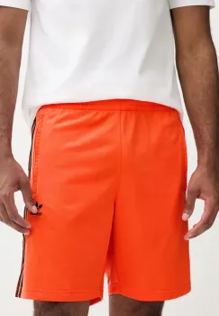 adidas Originals pantaloni scurti Firebird culoarea portocaliu, JY1344 imagine