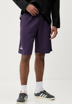 adidas Originals pantaloni scurti Grfx Short culoarea violet, JY2758 imagine