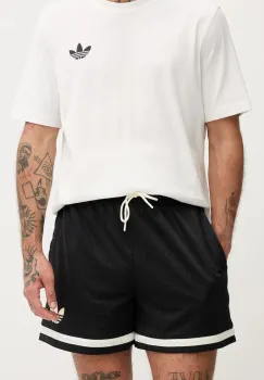 adidas Originals pantaloni scurti Lifestyle Basketball culoarea negru, JD5198 imagine