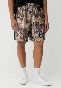 adidas Originals pantaloni scurti OG Camo Short culoarea bej, KD6259 imagine