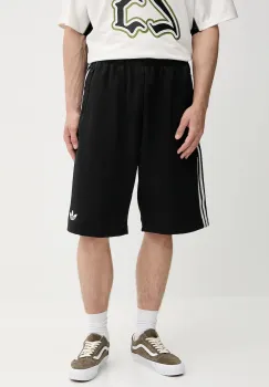 adidas Originals pantaloni scurti Oversized Short culoarea negru, KD6617 imagine