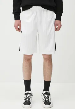 adidas Originals pantaloni scurti Poly Short culoarea alb, JP1033 imagine