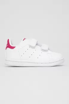 Adidas Originals Pantofi copii Stan Smith CF I culoarea alb imagine