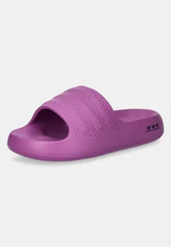 adidas Originals papuci Adilette Ayoon femei, culoarea violet, cu platforma, IF9454 imagine