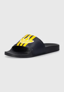 adidas Originals papuci Adilette barbati, culoarea albastru marin, ID5787 imagine