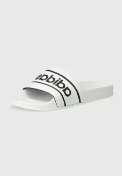 adidas Originals papuci ADILETTE femei, culoarea alb, ID5799 imagine