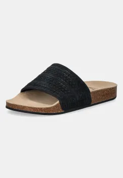 adidas Originals papuci din piele Adilette RS culoarea negru, JR3596 imagine