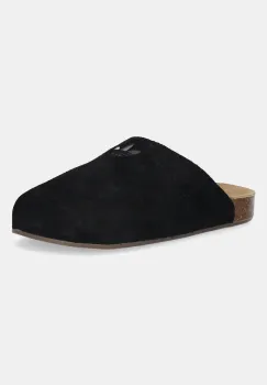 adidas Originals papuci din piele Adimule culoarea negru, JQ4367 imagine